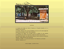 Tablet Screenshot of camping-des-sables.com